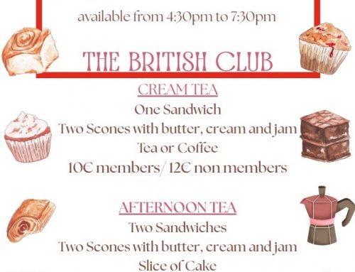 FRIDAY AFTERNOON TEA